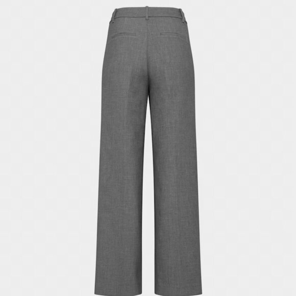 NWT Aritzia The Effortless Pant™ - (Re)ssential Heather Charcoal 6 Short - Picture 9 of 10